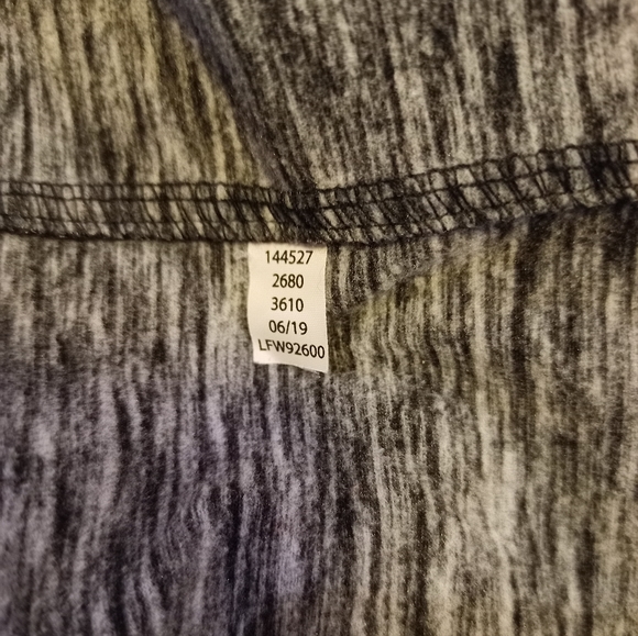 90 Degree By Reflex Women's Fleece Brushed Activewear Heathered Silver Hoodie - Picture 16 of 16